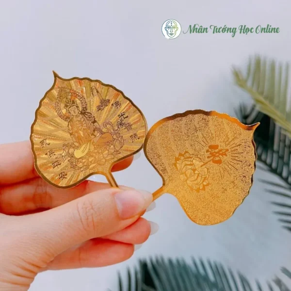 Lá Bồ Đề Mạ Vàng Cao Cấp May Mắn, Bình An, Chiêu Tài Lộc 🌿